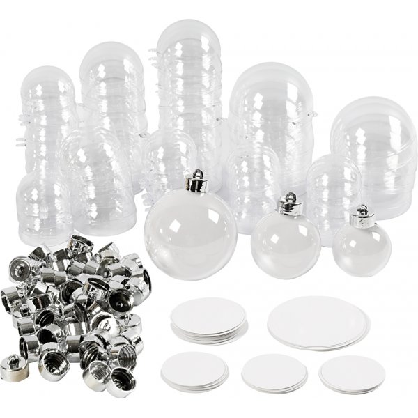 Boule déco - Ø5/6/8 cm - 60 pcs Boule déco - Ø5/6/8 cm - 60 pcs