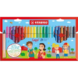 Stylos fibre Cappi - paquet de 24 Stylos fibre Cappi - paquet de 24