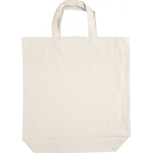 Sac textile avec pli inférieur - toile de coton Sac textile avec pli inférieur - toile de coton
