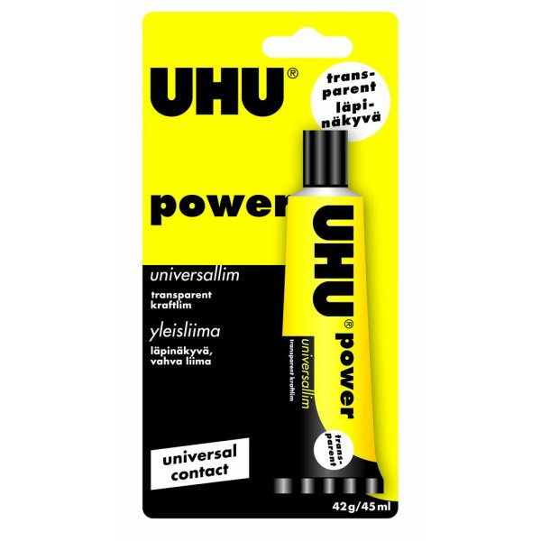 Colle universelle Power Transparente UHU - 0,42g