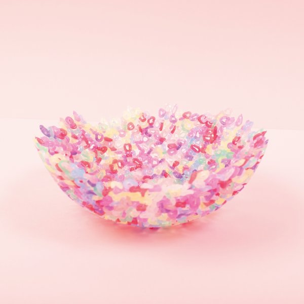 Perles tube mlange de paillettes en seau - 5000 pcs