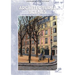 Livre littérature Leonardo-n ° 43 scènes architecturales Livre littérature Leonardo-n ° 43 scènes architecturales