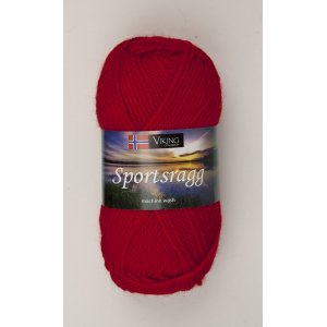 Fil Viking Chiffon de sport 50g - Rouge (565) SR Fil Viking Chiffon de sport 50g - Rouge (565) SR