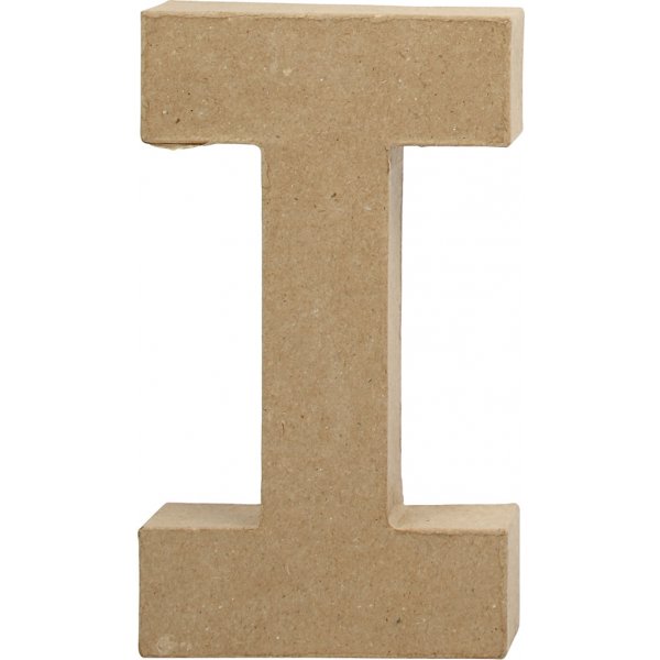 Lettre en carton - I - 6 cm