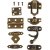 Mini raccords - or antique - 15 sets Mini raccords - or antique - 15 sets