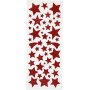 Autocollants paillets - rouge - toiles - 2 feuilles