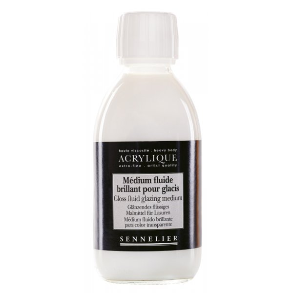 Mdium Acrylique Sennelier - Mdium Fluide Brillant pour Glaage