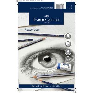Carnet de croquis Faber-Castell 100gr Collé - A4 Carnet de croquis Faber-Castell 100gr Collé - A4
