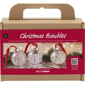 Mini Kit DIY Boules de Sapin de Noël - Dessins Mini Kit DIY Boules de Sapin de Noël - Dessins