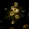 Image client Boule en plastique 120 mm - transparente séparable avec trous (PS)