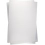 Feuilles de plastique rtractables - transparentes mates - 10 feuilles