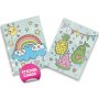 Cartes  colorier scintillantes