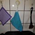 Image client Porte-serviettes et textiles à clipser pour serviettes blanc 5 pcs