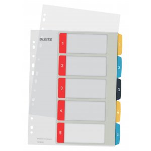 Classeur indice PP A4+ - 1-5 Classeur indice PP A4+ - 1-5