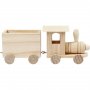 Train avec wagon - Bois