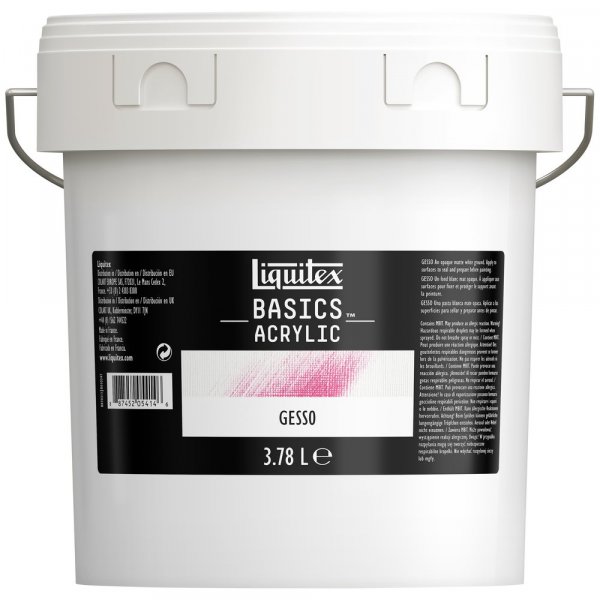 Mdium acrylique - Liquitex Basics Acrylique - Additif Gesso - 3,78L