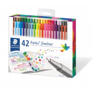 Feutres fins Triplus - 42 stylos Feutres fins Triplus - 42 stylos
