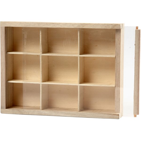 Boîte avec compartiments et couvercle de protection Boîte avec compartiments et couvercle de protection