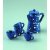 Miniature 1-2 cm + 5 cm - bleu 5 pièces Service à thé Miniature 1-2 cm + 5 cm - bleu 5 pièces Service à thé
