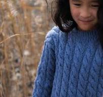 Patron : Le haricot - Pull enfant tricoté Patron : Le haricot - Pull enfant tricoté