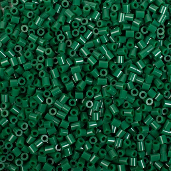 Perles de pipe Vert fonc - 6000 pcs