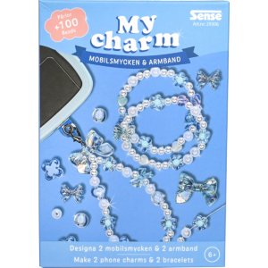 Bijoux et bracelets bleus pour t�l�phone portable en perles - cr�ez les v�tres