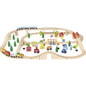 VIGA chemin de fer et ville - 90 pièces VIGA chemin de fer et ville - 90 pièces