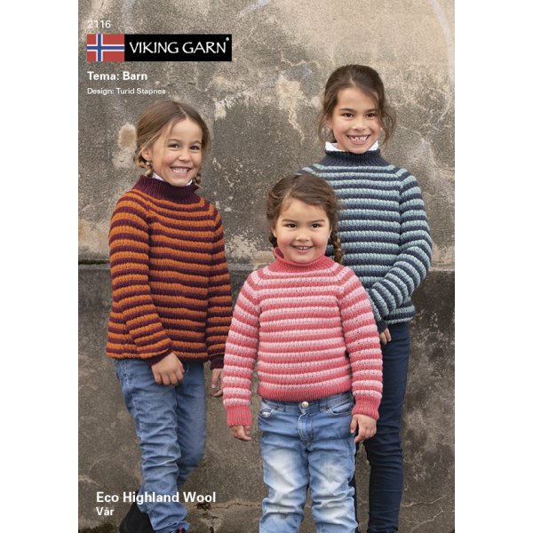 Catalogue de patrons Viking Barn (2116) - Laine des Highlands