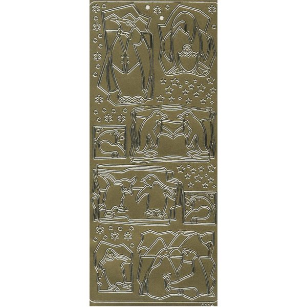 Peel offs - Pingouins