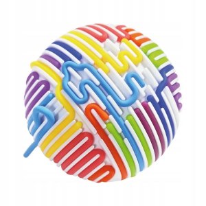 Balle sensorielle anti-stress avec sangle en silicone multicolore - Alldoro