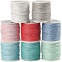 Cordon en coton - couleurs vives mlanges - 8x40 m