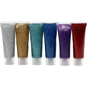 Eulenspiegel Gel pailleté - couleurs mélangées - 6 x 18 ml Eulenspiegel Gel pailleté - couleurs mélangées - 6 x 18 ml
