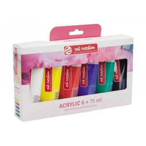 Peintures acryliques Art Creation Color set 75 ml - 6 couleurs Peintures acryliques Art Creation Color set 75 ml - 6 couleurs