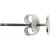 Clous d'oreilles avec plaque - plaqué argent - 10 pcs Clous d'oreilles avec plaque - plaqué argent - 10 pcs