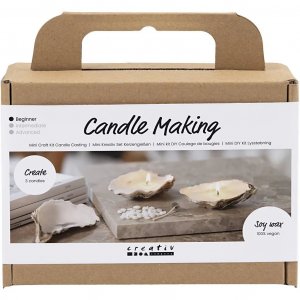 Mini kit DIY - Bougie de soja en coquille d'huître Mini kit DIY - Bougie de soja en coquille d'huître