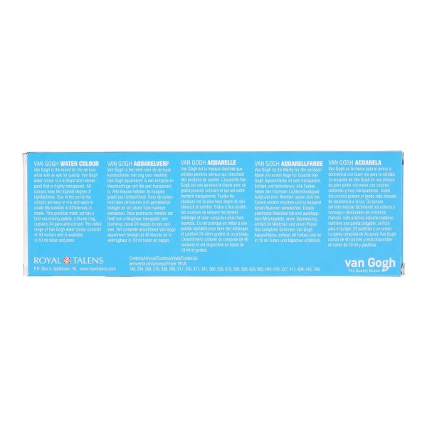 Coffret aquarelle Van Gogh dans une boîte en métal ½ tasse (24 couleurs) Coffret aquarelle Van Gogh dans une boîte en métal ½ tasse (24 couleurs)
