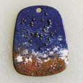 Image client Pendentif 37 x 28 mm - rectangulaire, coins arrondis