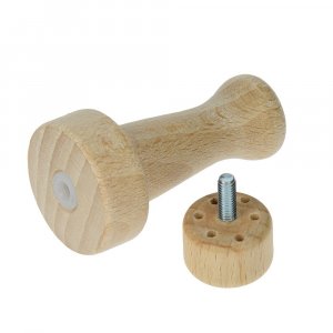 Manche en bois pour 6 aiguilles à feutrer - 1 pc. 2 pièces non assemblées Manche en bois pour 6 aiguilles à feutrer - 1 pc. 2 pièces non assemblées