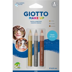 Crayon de maquillage Giotto 3-pack - Métallisé Crayon de maquillage Giotto 3-pack - Métallisé