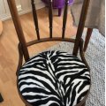 Image client Fourrure animale en velours - Z�bre