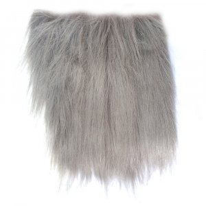 Peluche à poils longs 20x35 cm - gris Peluche à poils longs 20x35 cm - gris