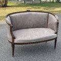 Image client Velours polyester 150 cm - Gris brouillard