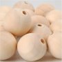 Perles en bois - 20 mm - 14 pcs Perles en bois - 20 mm - 14 pcs