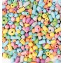 Perles en bois pastel 750 g