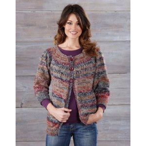 Patron tricot - Cardigan en fil double Patron tricot - Cardigan en fil double