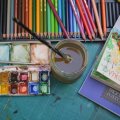 Image client Bloc de carte postale aquarelle