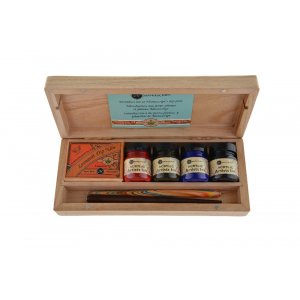 Le coffret de calligraphie de l'artiste Le coffret de calligraphie de l'artiste