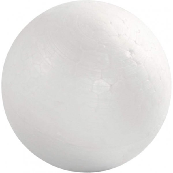 Boules en polystyrne - blanc - 6 cm - 50 pcs
