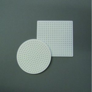 Assiette perle Nabbi 9 cm - blanc 2 pcs. mélanger rond / carré Assiette perle Nabbi 9 cm - blanc 2 pcs. mélanger rond / carré