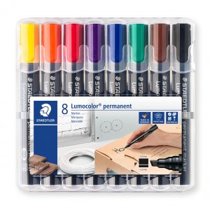 Marqueur permanent Lumocolor 2-5 mm - 8 stylos Marqueur permanent Lumocolor 2-5 mm - 8 stylos